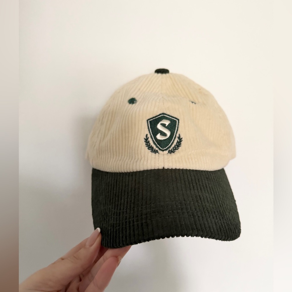 Slytherin Two Tone Corduroy Hat